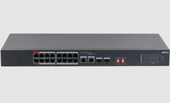 Switch PoE DAHUA DH-S3218-16ET-190 (16 PoE, 2 uplink Gigabit hoặc 2 SFP, 190W)