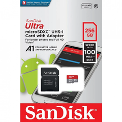 Thẻ nhớ MicroSD 256Gb Sandisk chính Hãng