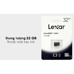 Thẻ nhớ MicroSD 32G Lexar chính Hãng