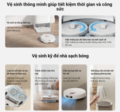 Robot hút bụi lau nhà Xiaomi Vacuum X20 (Tự động giặt rẻ lau, chính Hãng)