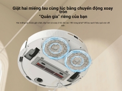 Robot hút bụi lau nhà Xiaomi Vacuum X20 (Tự động giặt rẻ lau, chính Hãng)