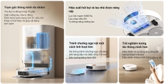 Robot hút bụi lau nhà Xiaomi Vacuum X20+ (Tự động giặt rẻ lau, tự động đổ rác, chính Hãng)