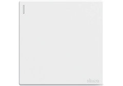 Bộ công tắc 20A, đơn, 1 chiều màu trắng mặt chuẩn vuông Simon S6 582023