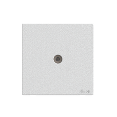 Bộ ổ cắm ti vi đơn chuẩn F lắp đế âm chuẩn vuông màu trắng Simon S6 585114