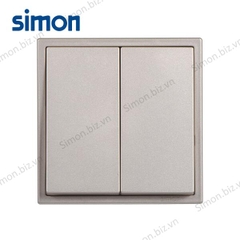 Module công tắc đôi 2 chiều màu Sâm Panh Simon i7 701022-46