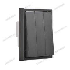 Module công tắc ba 1 chiều màu Xám (Grey) Simon i7 701031-61