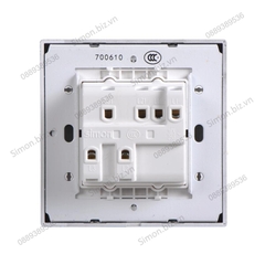 Module công tắc ba 1 chiều màu Xám (Grey) Simon i7 701031-61
