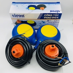 Công tắc phao điện chống tràn và chống cạn kín nước Cáp dây 2m Siron SR-FSW-T-2M