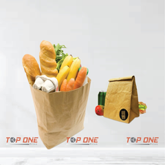 Túi giấy kraft đựng rau củ