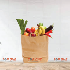 Túi giấy kraft đựng rau củ