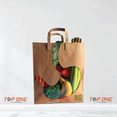 Túi giấy kraft đựng rau củ