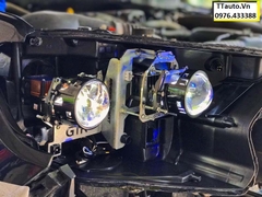 ĐỘ ĐÈN FORD RANGER CỰC SÁNG VỚI 3 CẶP XLIGHT