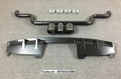 Sửa đổi ống xả kiểu Type R 3 ống xả ở giữa cho Civic 1.5 (pô thật)