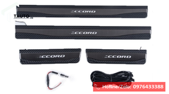 Nẹp bước chân 4 cửa có đèn LED cho Honda Accord 2019-2022