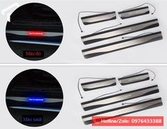 Nẹp bước chân 4 cửa có đèn LED cho Honda Accord 2019-2022