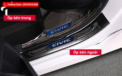Ốp bậc cửa chống xước cho Civic 2022