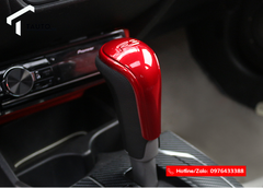 Ốp nội thất và ốp cần số màu đỏ Honda Jazz