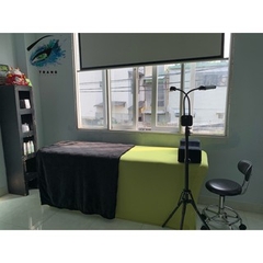 Ga Trãi Giường Nối Mi màu Xanh Lá