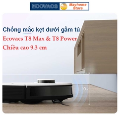 Robot hút bụi lau nhà Ecovacs T8 Max/Power - Hàng trưng bày chưa qua sử dụng- Tặng ID App Ecovacs Home