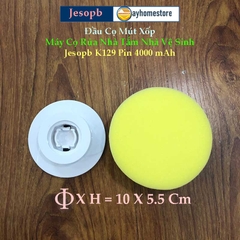 Đầu Cọ Mút Xốp Cho Máy Cọ Rửa Vệ Sinh Nhà Tắm Jesopb K129 Pin 4000 mAh