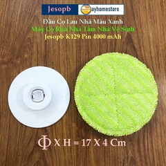 Bộ 18 Đầu Cọ (bán rời) Lắp Cho Máy cọ chổi cọ điện máy chà bàn chải vệ sinh nhà tắm không dây Jesopb K129 Pin 4000mAh