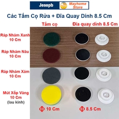 Bộ 18 Đầu Cọ (bán rời) Lắp Cho Máy cọ chổi cọ điện máy chà bàn chải vệ sinh nhà tắm không dây Jesopb K129 Pin 4000mAh