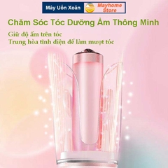 Máy Uốn Tóc Xoăn Xoay Tự Động 2 Chiều 360 độ Tạo Ion Âm 1000W Làm Xoăn Nhanh 10s Điều Chỉnh 3 Mức Nhiệt Cao Cấp