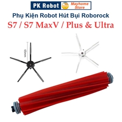 Phụ kiện Robot Hút Bụi Lau Nhà Roborock S7, S7 MaxV, S7 MaxV Plus & Ultra - Chổi lăn, Chổi cạnh, Lọc Hepa, Khăn Lau///