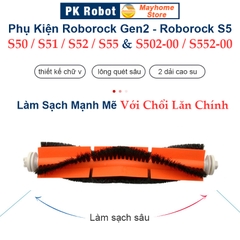 Phụ kiện Robot Xiaomi Roborock Gen2, Roborock S50, S51, S52, S55, S502, S552. Chổi lăn, chổi cạnh, khăn lau, bộ lọc //