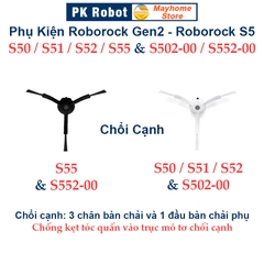 Phụ kiện Robot Xiaomi Roborock Gen2, Roborock S50, S51, S52, S55, S502, S552. Chổi lăn, chổi cạnh, khăn lau, bộ lọc //