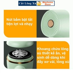 Máy cắt lông xù và xơ vải Cầm tay không dây giúp Áo khoác mùa đông, Áo len mới trở lại, Model Q1 sử dụng Pin Sạc.