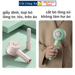 Máy cắt lông xù và xơ vải Cầm tay không dây giúp Áo khoác mùa đông, Áo len mới trở lại, Model Q1 sử dụng Pin Sạc.