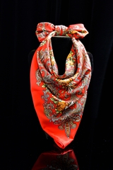 Khăn lụa quàng cổ V1100 đỏ