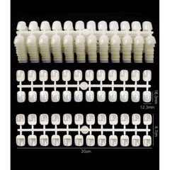 Móng thanh form vuông màu đục (5/10/30/50 set/case) (240 móng)