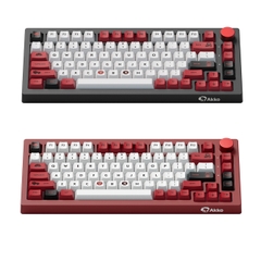 Bàn phím cơ AKKO 5075B Plus World Tour Viet Nam | Black & Red