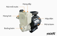 Máy bơm nước chân không hút đẩy Shirai JLm 800 (800w)