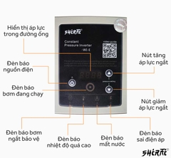 Máy bơm tăng áp biến tần Shirai IJLm-400AP (400W)