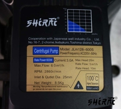 Máy bơm nước ly tâm SHIRAI JLM 128-600S (600W)