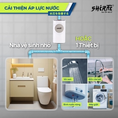 Máy bơm tăng áp mini điện tử SHIRAI S20 (24V-80W)