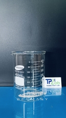 Cốc thủy tinh 400ml có mỏ, chia vạch, Hãng OMSONS GERMANY