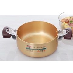Bộ nồi Sunhouse cao cấp SH 6634 - dùng cho bếp ga