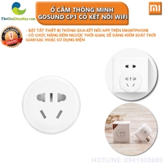 Ổ cắm thông minh Xiaomi Gosund CP1 có kết nối wifi