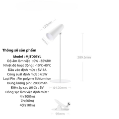 Đèn học xiaomi tích điện model MJTD05YL