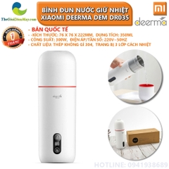 [Bản quốc tế] Bình đun nước giữ nhiệt Xiaomi Deerma DEM DR035