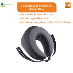 Gối massage cổ thông minh Xiaomi Mijia MJNKAM01SKS chườm ấm