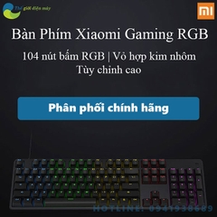 Bàn phím cơ gaming Xiaomi RGB 104K đèn led 14 chế độ