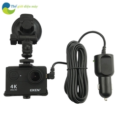 Bộ cốc hút gắn camera cho oto và tẩu sạc dài 5m