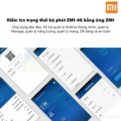 Bộ phát Wifi 4G di động kiêm sạc dự phòng Xiaomi ZMI MF885