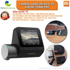 [Bản quốc tế] Camera hành trình ô tô XIAOMI 70MAI Pro