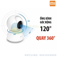 Camera giám sát Xiaomi xoay 360 độ HD [Bản quốc tế]